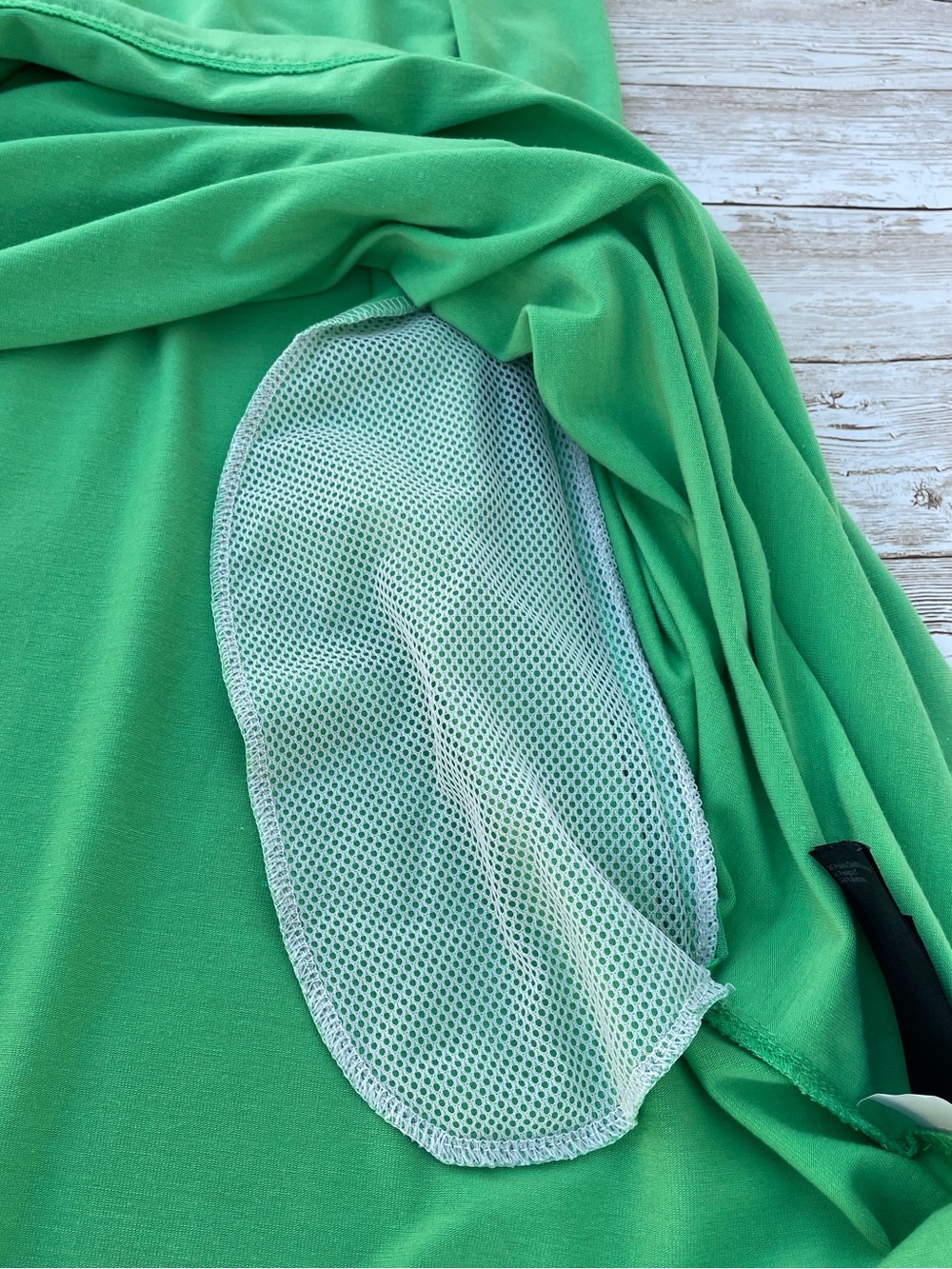 North Face Sundress Chartreuse Green Sleeveless Tank Empire Waist Zip Pocket WL - Picture 13 of 16